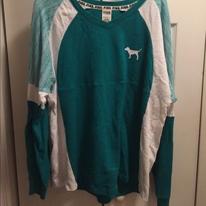 Pink long sleeve sweatshirt